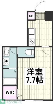 横浜市金沢区谷津町のアパートの間取り