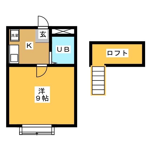 コスモハイツ多治見の間取り