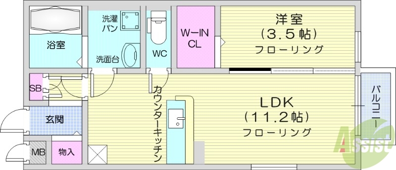 グラン・パレットの間取り