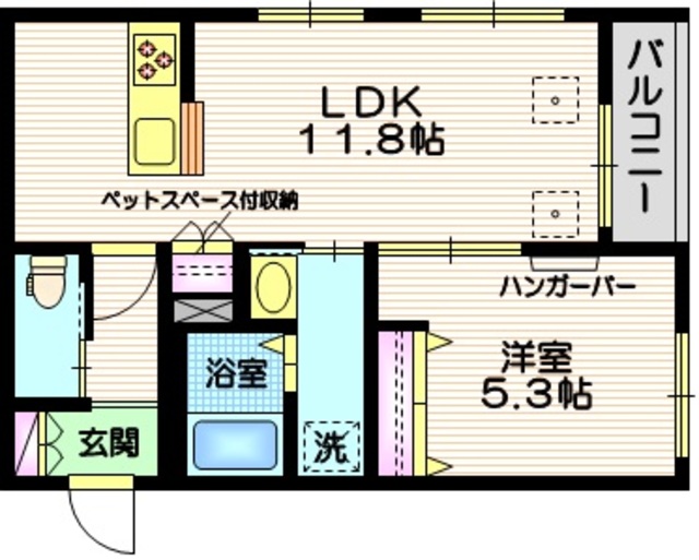 Ｌａ　Ｄｏｌｃｅ　Ｖｉｔａ　ラドルチェヴィータの間取り