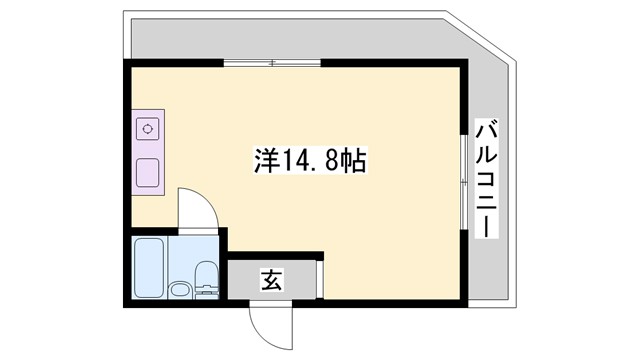 シャトー睦の間取り