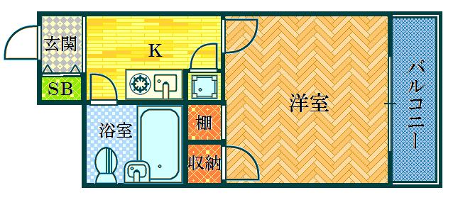 トーカン東淀川キャステールの間取り