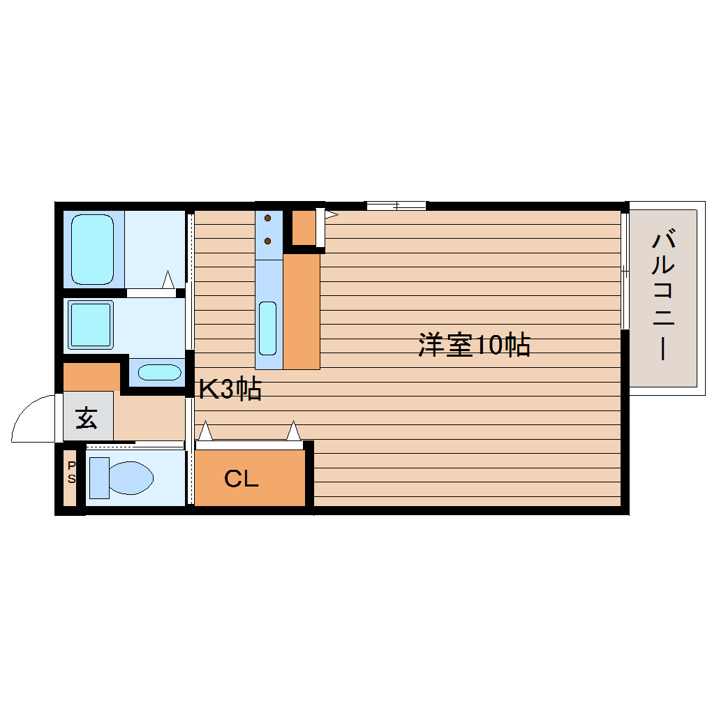 【レヴァムール中島丁の間取り】