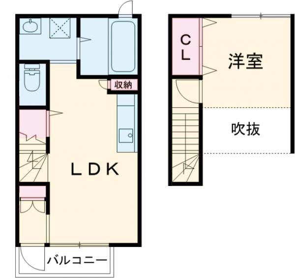 シアハウス木屋瀬の間取り