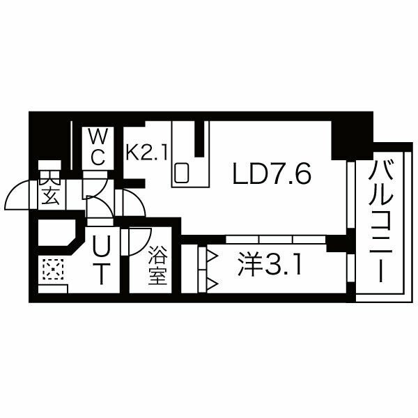 メイクスWアート浅間町の間取り