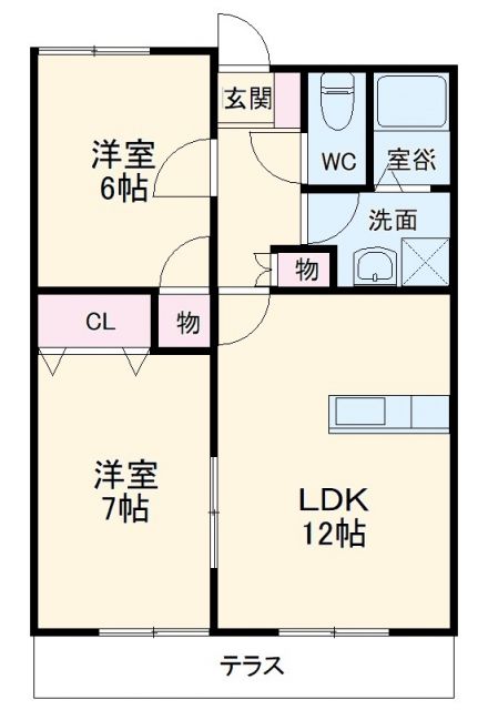 Ｋ・Ｒ・Ｔの間取り