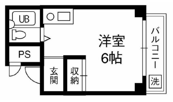 フラム深草の間取り