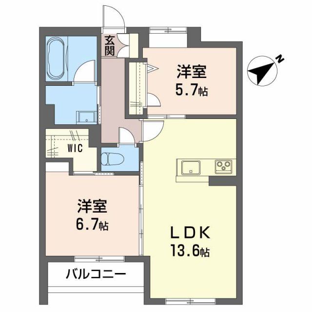 ベレオガーデンズ　Ｍｉｗａの間取り