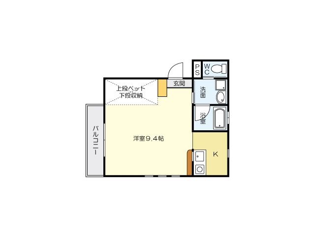 コーポラスＭの間取り