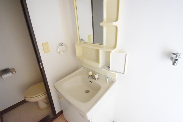 洗面設備　※別部屋参考画像です。