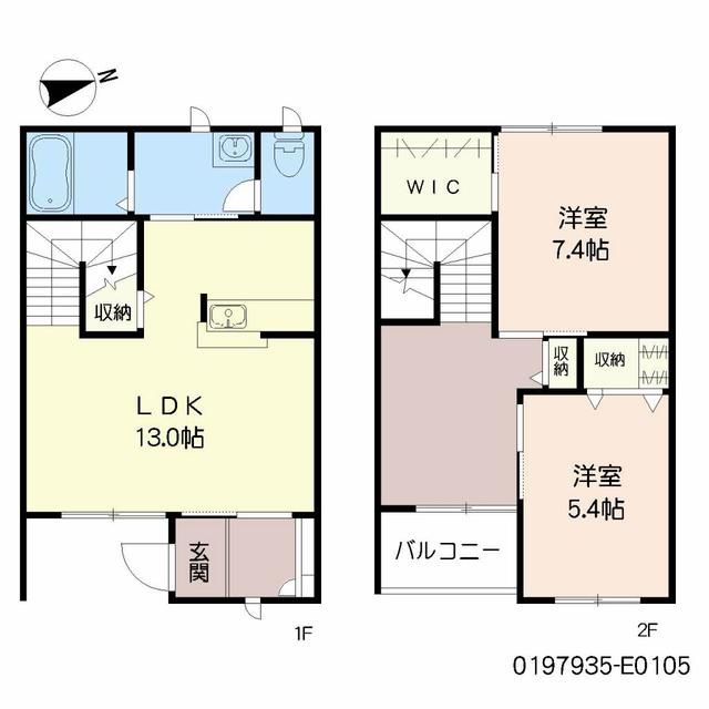 パルモ花みづき　Ｅ棟　＊の間取り