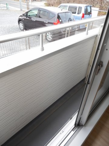 バルコニー　お洗濯にも便利なバルコニー付き