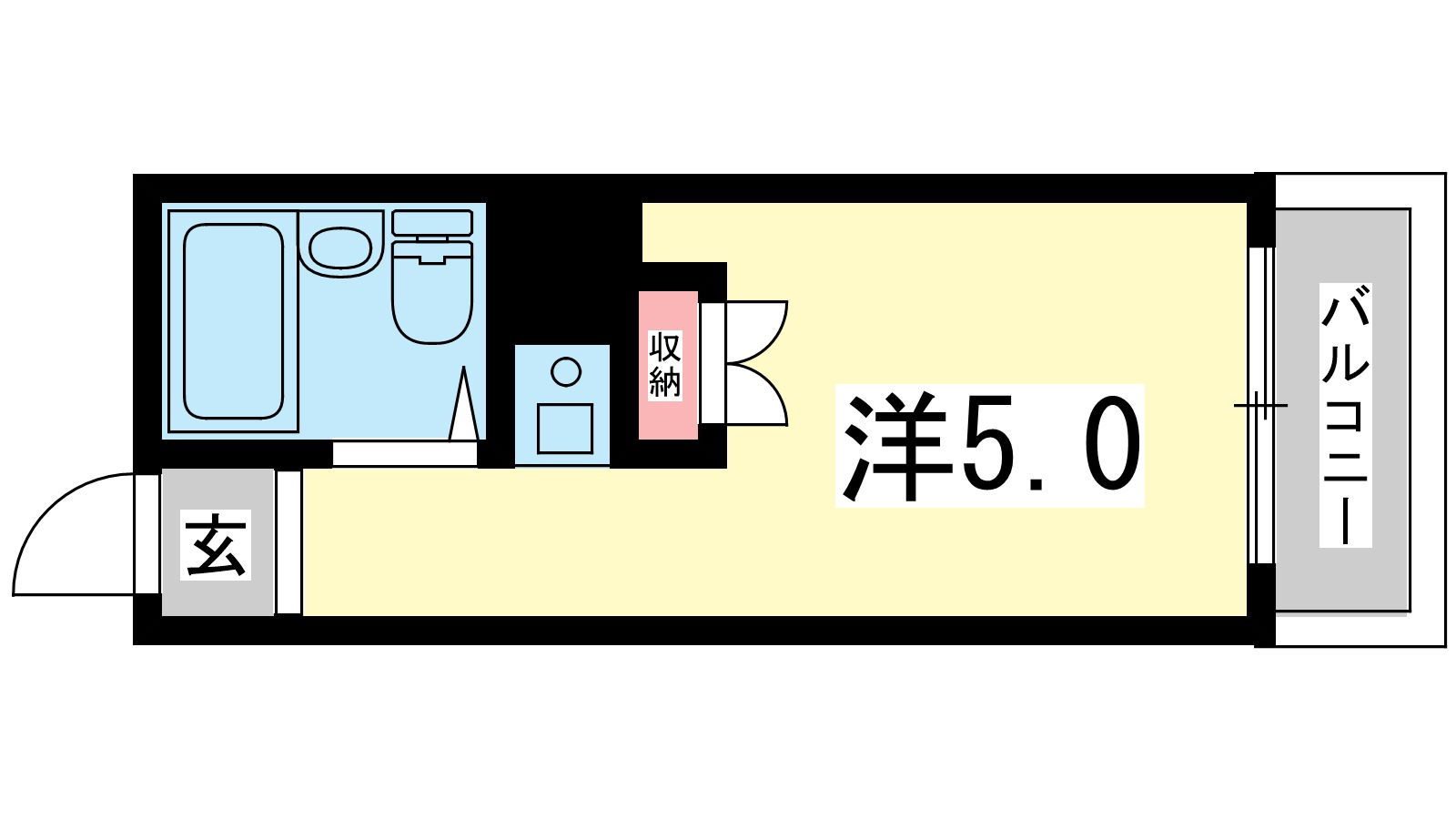 ネオダイキョー三宮の間取り写真