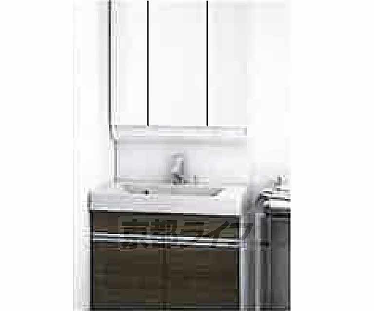 洗面設備　・完成予想図