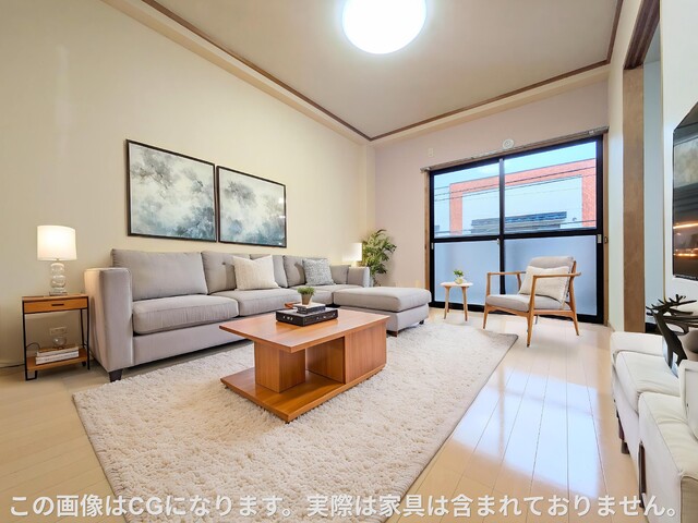 居室・リビング　家具はＣＧとなります