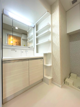 洗面設備　同間取り、別号室写真です。