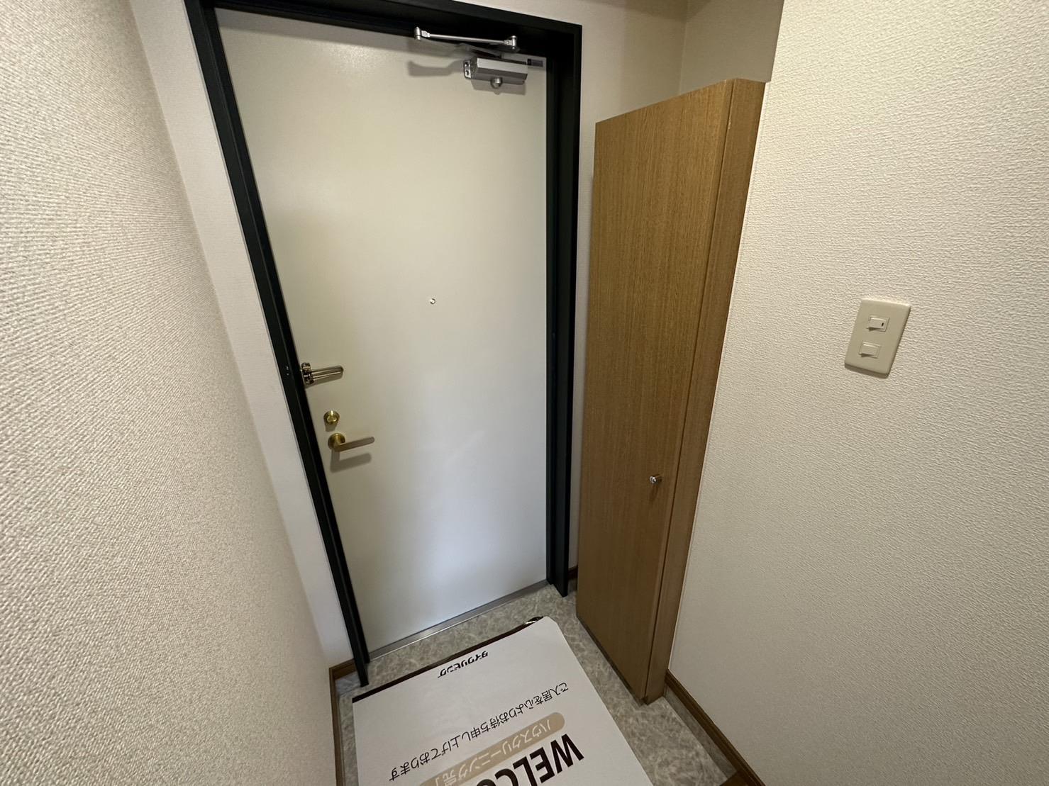 玄関　たっぷり収納できるシューズボックス付き♪