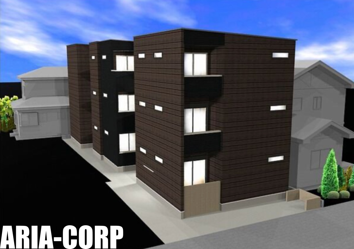 建物外観　2026年完成、大手ハウスメーカー施工デザイナーズアパート！