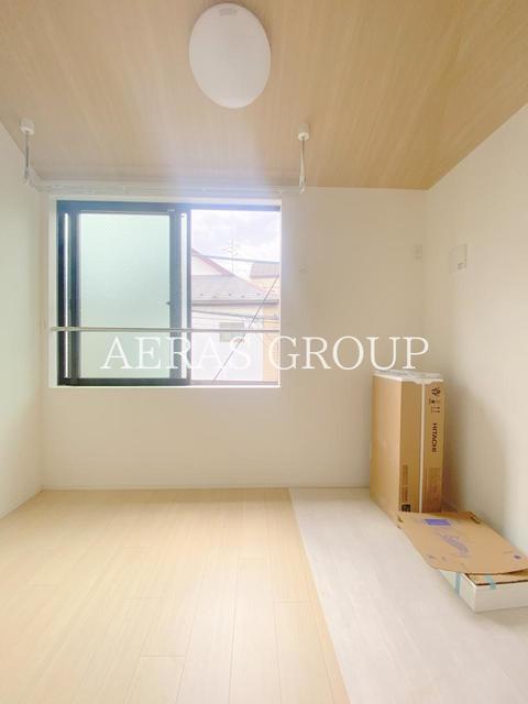 居室・リビング　建築中