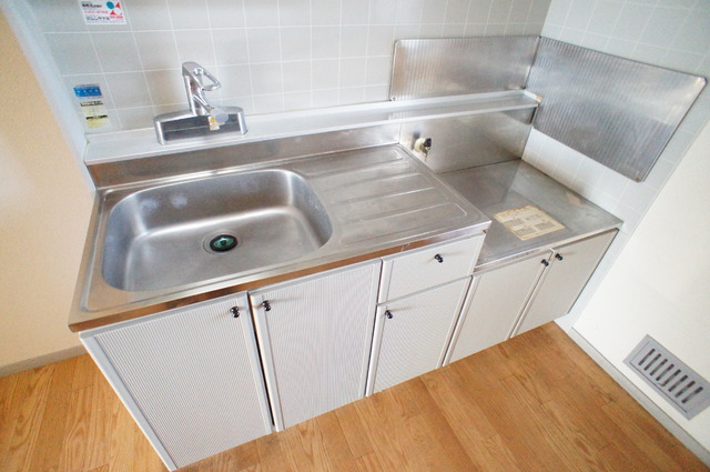 キッチン　ガスコンロ設置可能なキッチンです