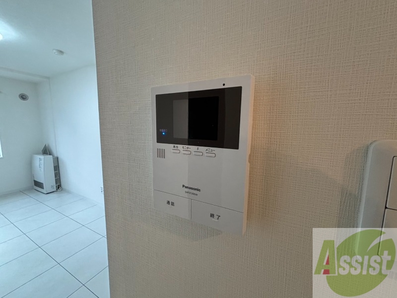 セキュリティ　インターホンで来客確認ができます。安心ですね。