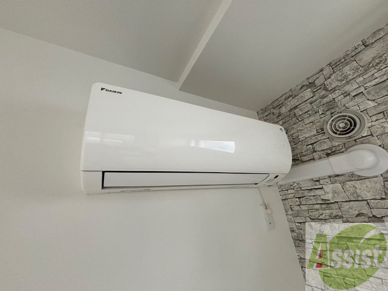 その他設備　エアコンが設置してありますので、寒暖対策もばっちり。