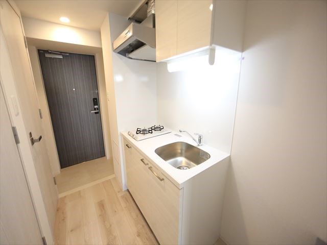 キッチン　システムキッチン（ガス2口コンロ付）