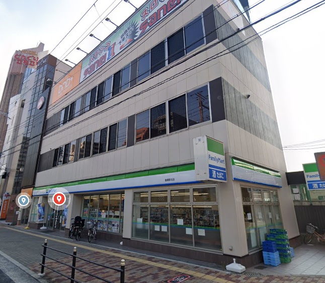 コンビニ　ファミリーマート鶴橋駅北店（コンビニ）まで366m