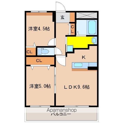 アーベイン堀川の間取り写真