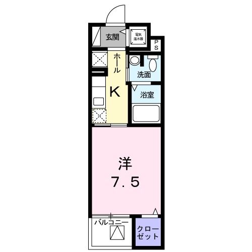 ラシュレの間取り写真