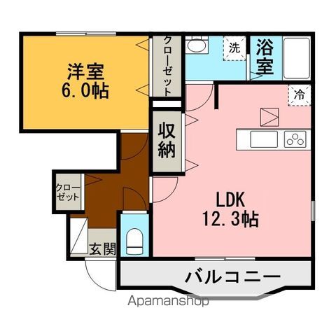 クレメント・ブルーの間取り写真