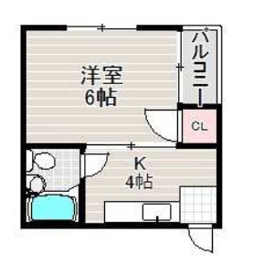 ビューハイツ枚方A棟の間取り写真