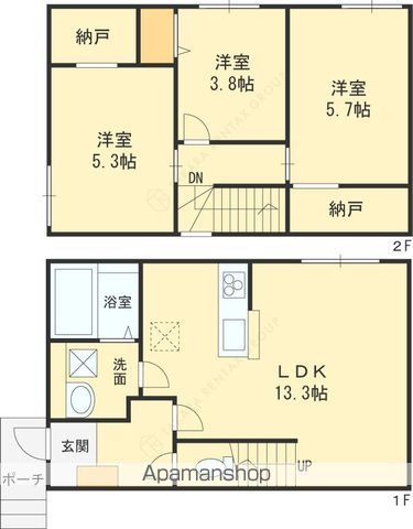 セキスイハイム八尾市山本町南の間取り写真