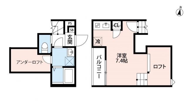 robot home 西大宮Bの間取り写真