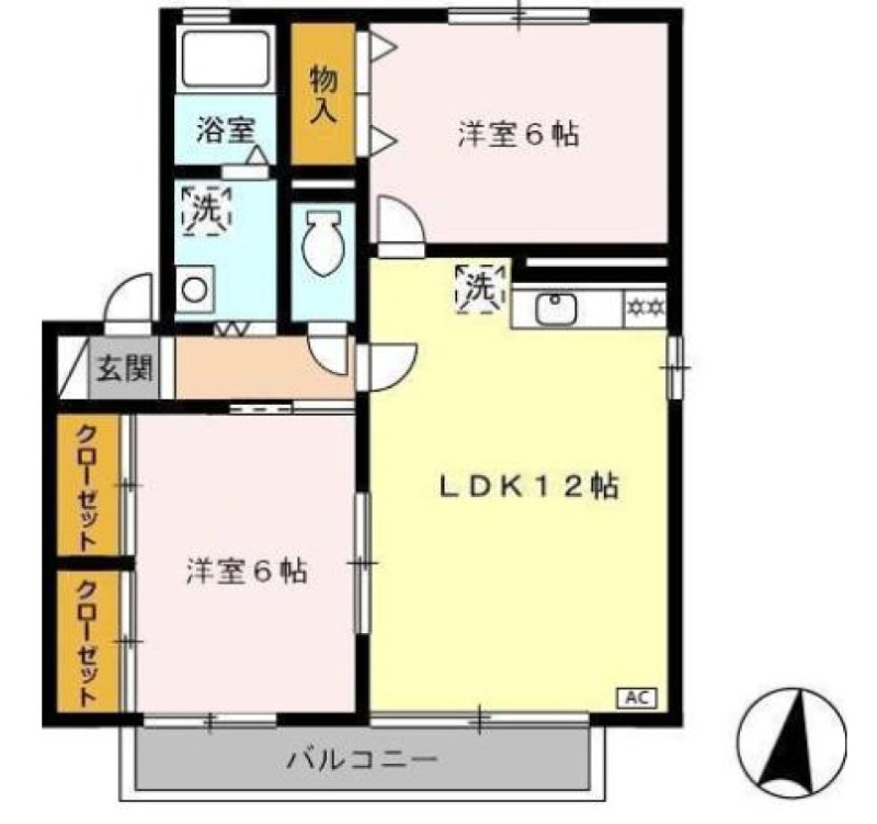 遠州鉄道 新浜松駅 徒歩31分 2階建 築28年の間取り写真