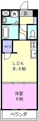 S-FORT津新町の間取り写真