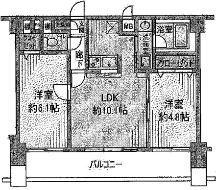 居室・リビング　洋室のお部屋です。