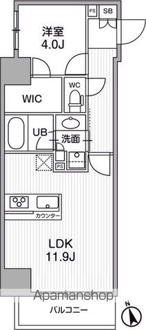 シーズンフラッツ浅草言問通りの間取り写真