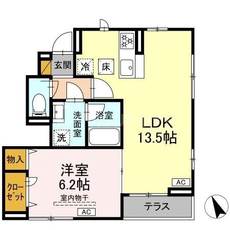 フォルトゥーナ北葉の間取り写真