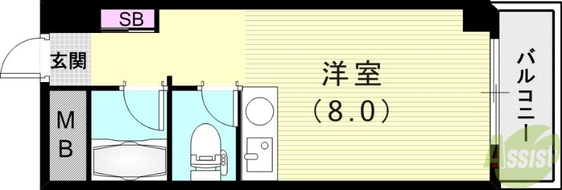 INKサンヒルの間取り写真