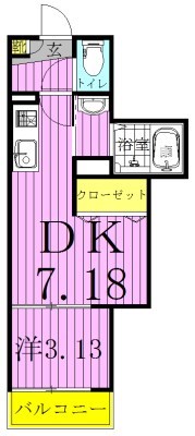 フロンティアの間取り写真