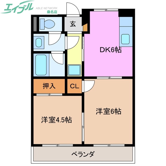 Limpiaグランメールの間取り写真