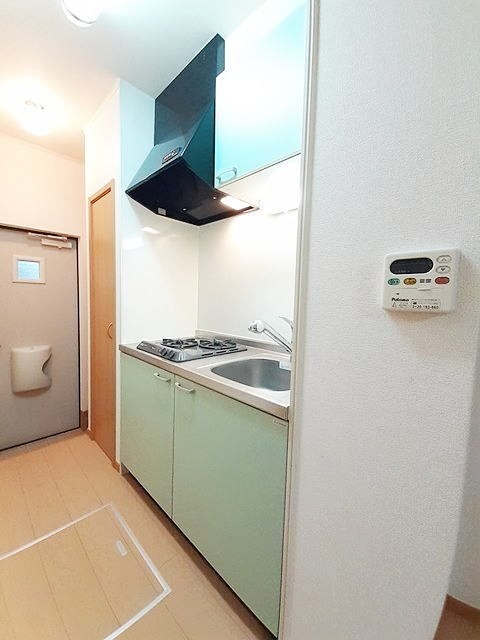 キッチン　2口ガスキッチンです。