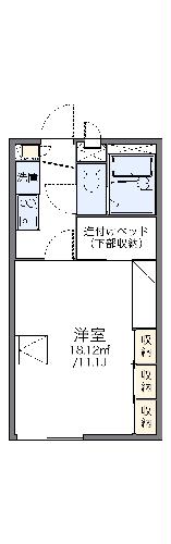 レオパレスシーグリーンの間取り