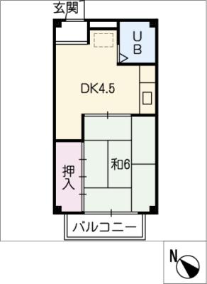 シティハイツ磯山の間取り