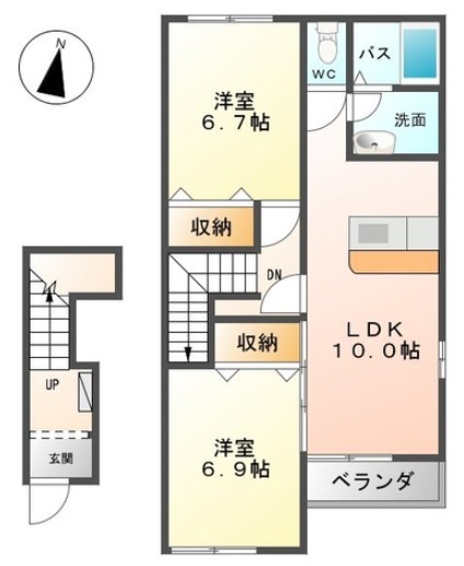 スマイ＊ユウの間取り