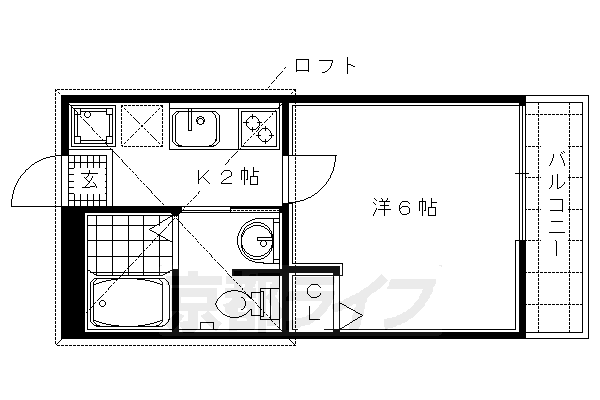 【ロフティ西ノ京IIの間取り】