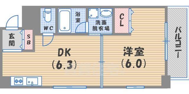 ラウル甲子園口の間取り