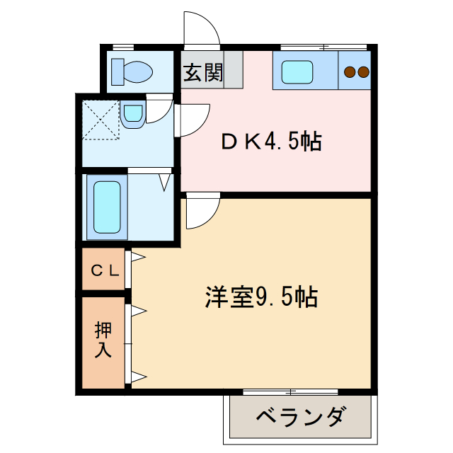 ロイヤルハイツ新田の間取り