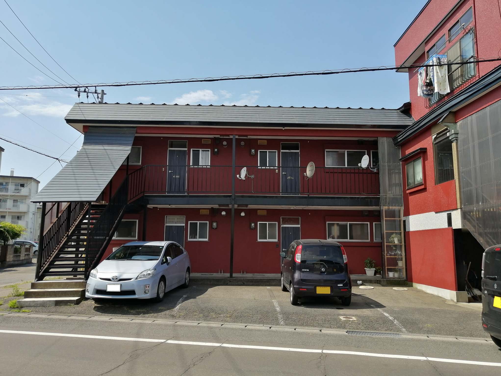 建物外観　7号室は2階にあります。